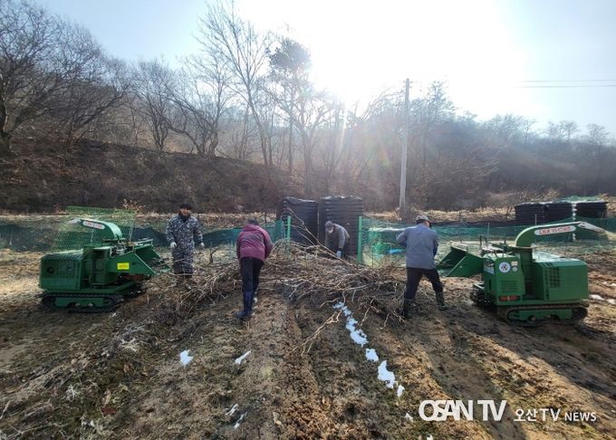 안성시, 미세먼지 및 산불 방지를 위한 찾아가는 농업 부산물 파쇄 대행 큰 호응