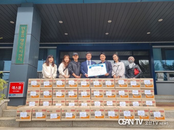 그말씀소망이되는교회, 이웃 나눔 라면 기부