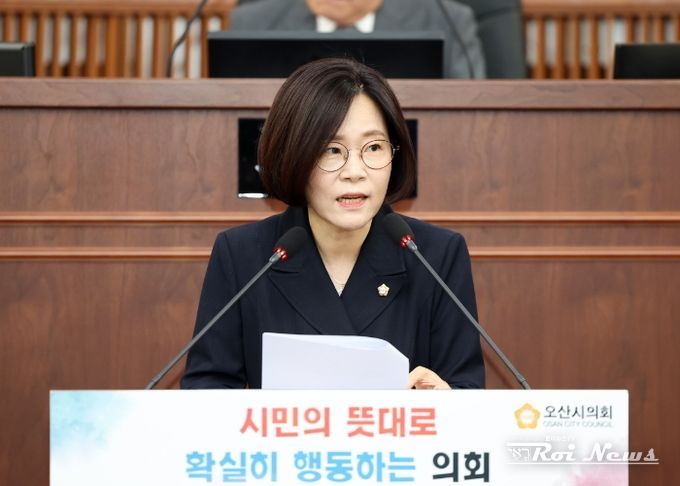오산시의회, 송진영의원 ‘청소년 수련관건립과 미래예측 행정촉구’