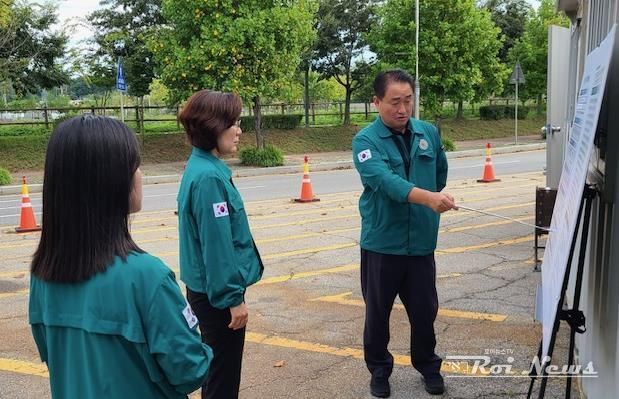 김보라 안성시장, 추석연휴 럼피스킨 방역현장 점검 방문