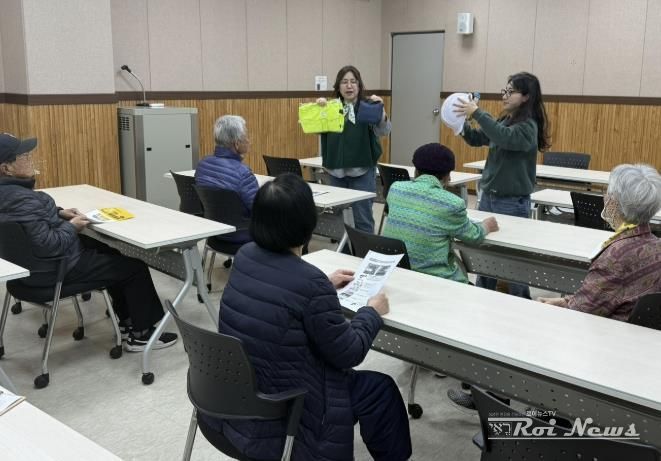 수원시 장안구 연무동, 재활용품 수집 어르신 위한 안전교육 실시