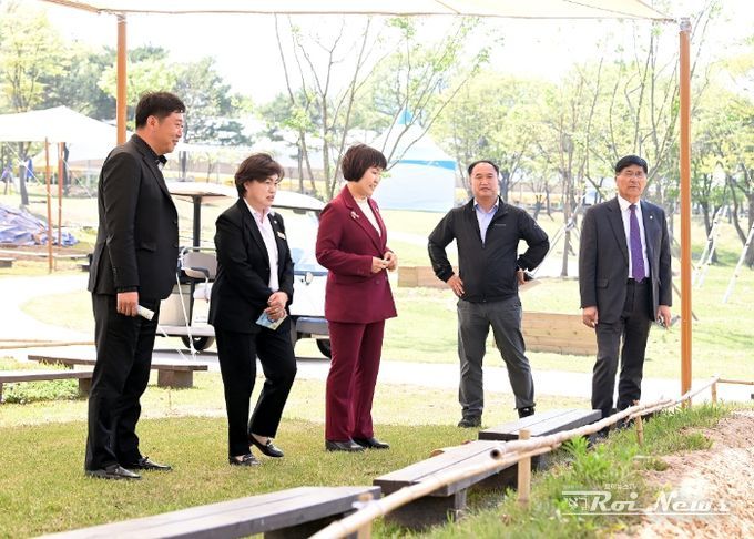 연천군의회, 2025년 제32회 연천 구석기축제 준비상태 현장 점검 실시