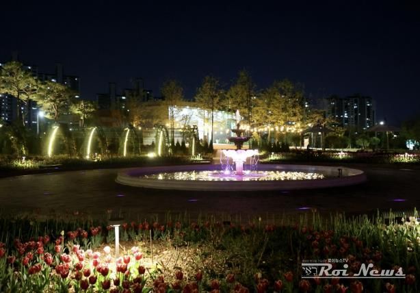 일월수목원 야간 개장