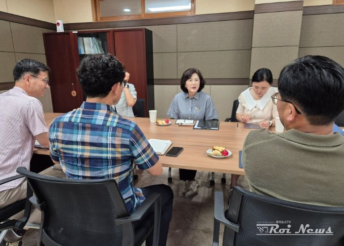 김영희 의원, 오산 세마고 방문해 교육환경 개선 현안 청취