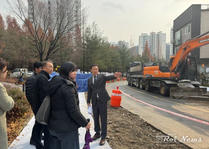 성남시의회 더불어민주당 이준배 대표의원 현장방문