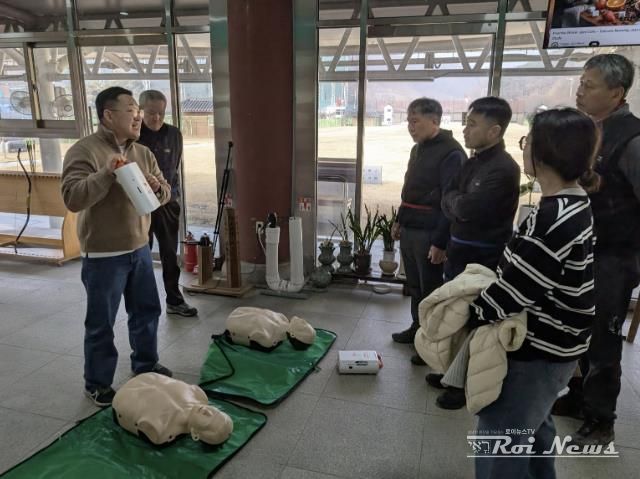용인특례시 처인구가 지역내 공공체육시설 4곳에 자동심장충격기를 설치했다.